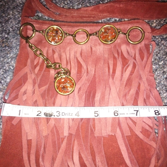 Cute Cloth Fringed Crossbody Purse Christmas - Picture 6 of 8